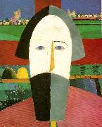 Kazimir Malevich head of a peasant Spain oil painting artist